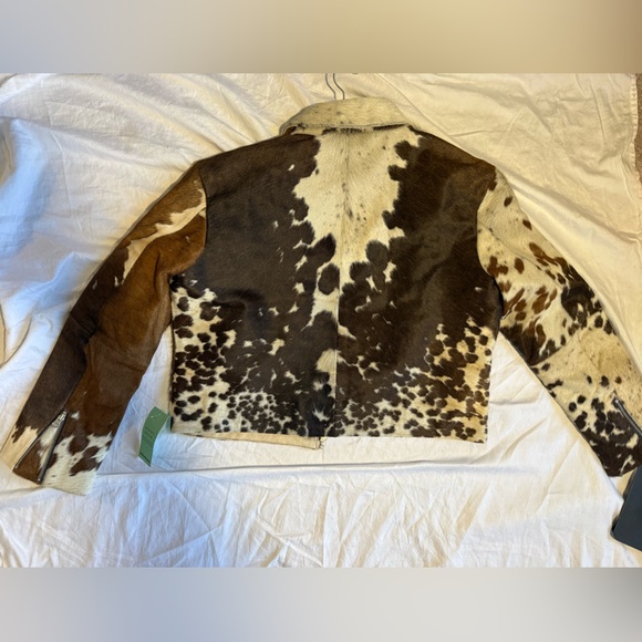 Nasty Gal Brown and Cream Patterned Bomber Jacket - Picture 8 of 10